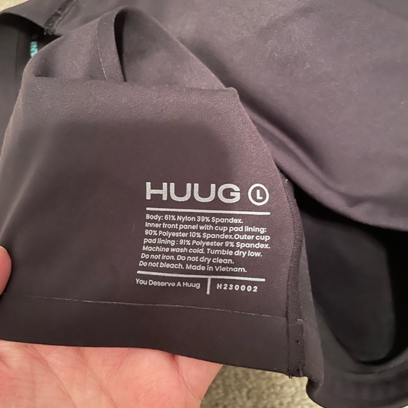 Women's Pink and Black Huug Bra Set - Picture 4 of 4